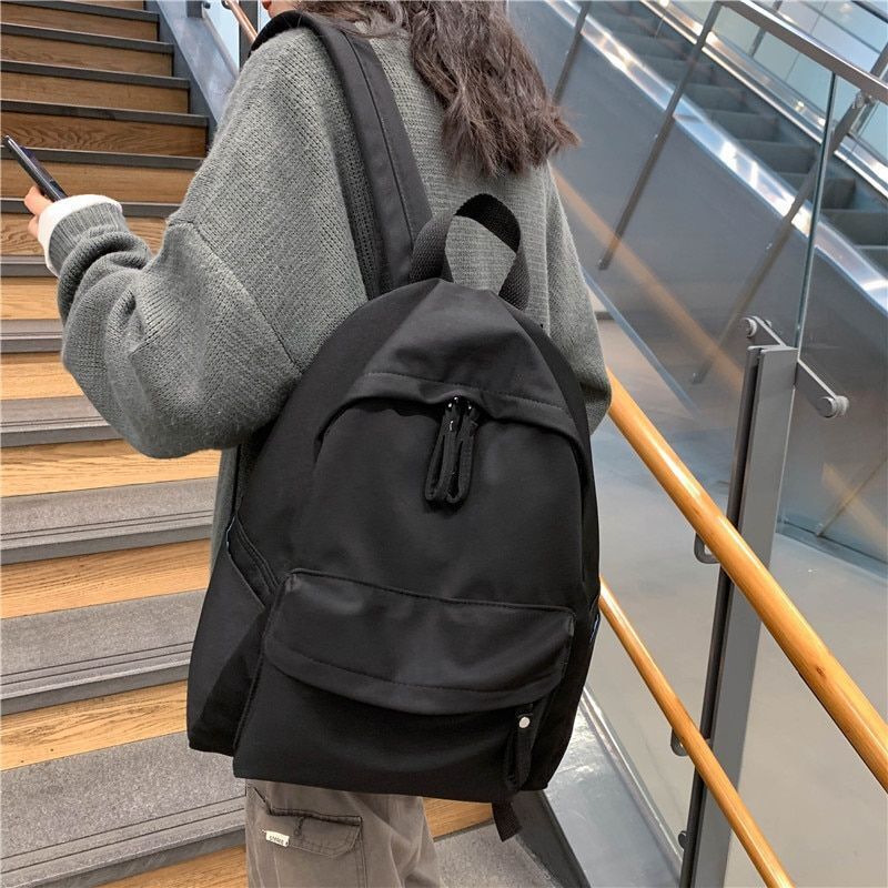 Fashion Backpack Canvas Backpack Anti-theft Shoulder Bag Bag Female Polyester
