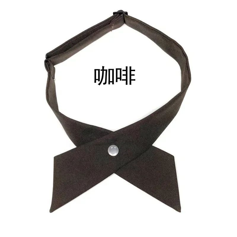 Women Criss Cross Bow Ties Fashion Solid Detachable Collars Apparels Accessories
