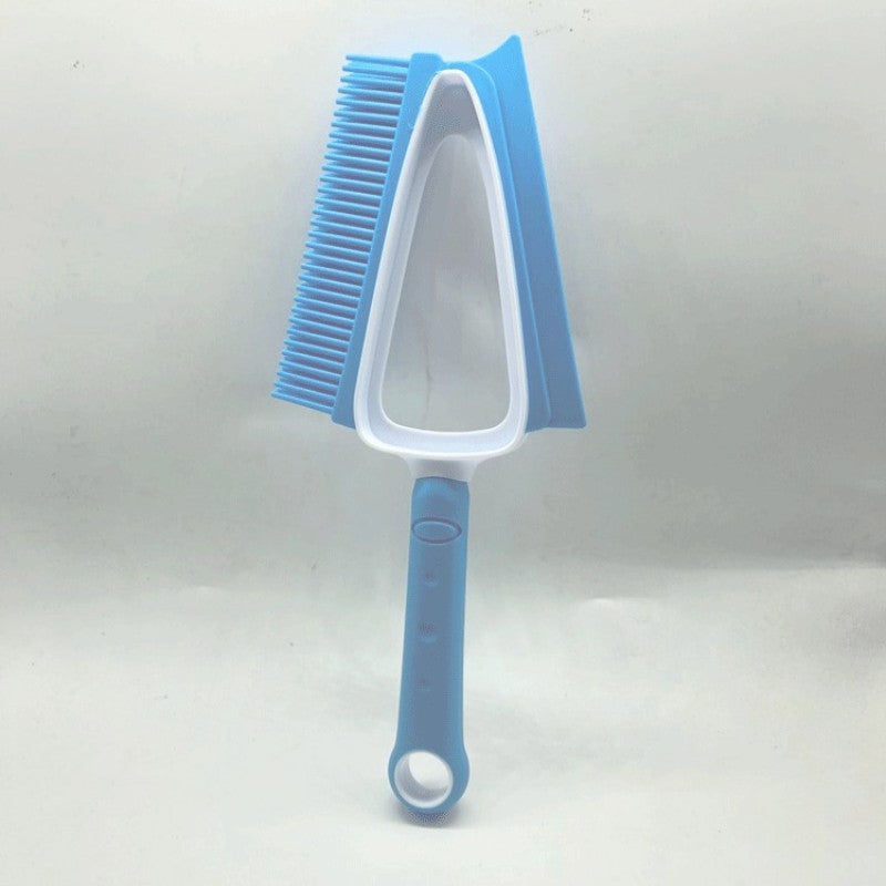 Adhesive brush pet hair cleaning scraper dust removal soft fur wear-resistant