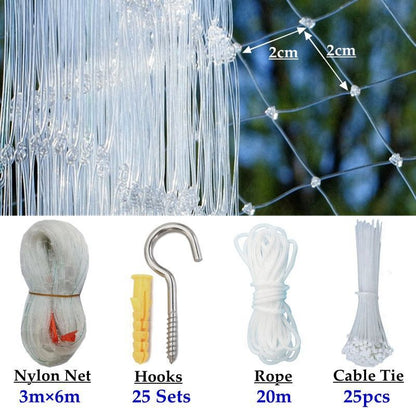 Cat Safety Net Nylon 2x2cm Hole Screen Home Balcony Pets Fall Protection Netting