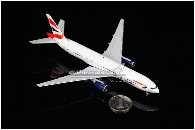 1:400 GeminiJets BRITISH AIRWAYS B777-200ER Airplane Diecast Aircraft Model