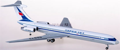for Herpa for Aeroflot for Ilyushin IL-62M CCCP-86673 1:200 Airplane Model