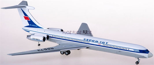 for Herpa for Aeroflot for Ilyushin IL-62M CCCP-86673 1:200 Airplane Model