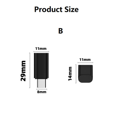 100W 2 Type-C Female to 1 Type-C Male Adapter For Steam Deck Game Console cc