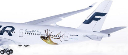 JC Wings FINNAIR for Airbus A350-900 OH-LWD Flaps down 1/200 plane Pre-builded
