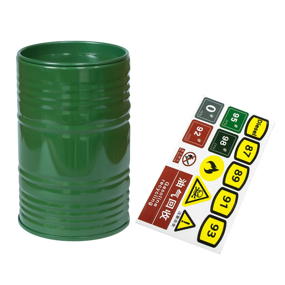 New Aluminum Alloy Simulation Oil Barrel Gas Tank Decoration For 1/10 1/8 RC Car