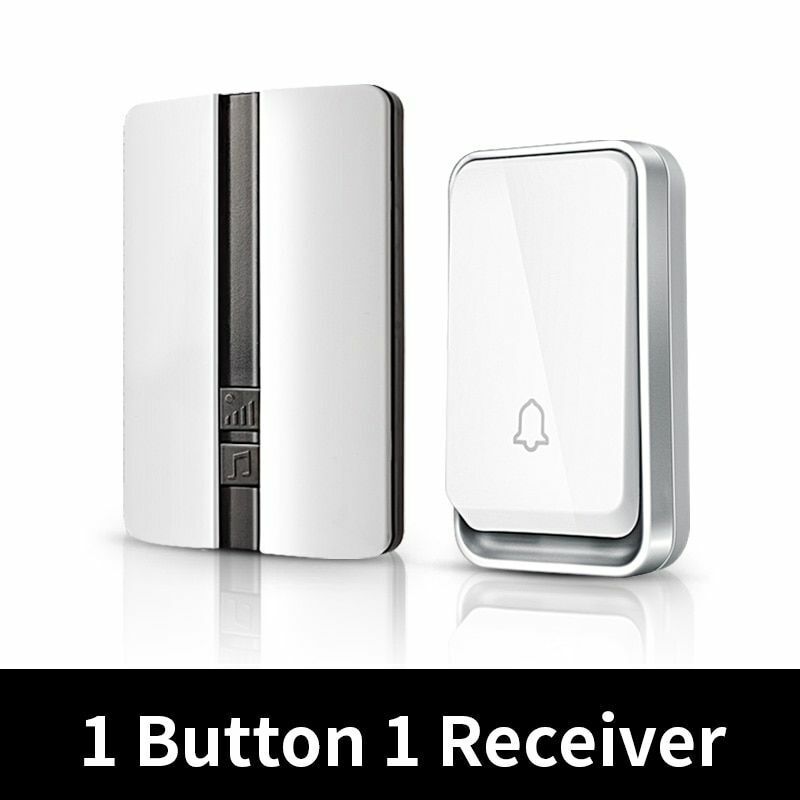 Wireless Doorbell Waterproof Self-powered Smart Door Bell No Battery Required