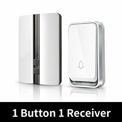Wireless Doorbell Waterproof Self-powered Smart Door Bell No Battery Required