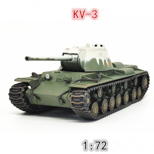 Sanrong 1/72 Soviet KV3 Heavy Tank KV-3 Simulation Model Alloy Static Finished
