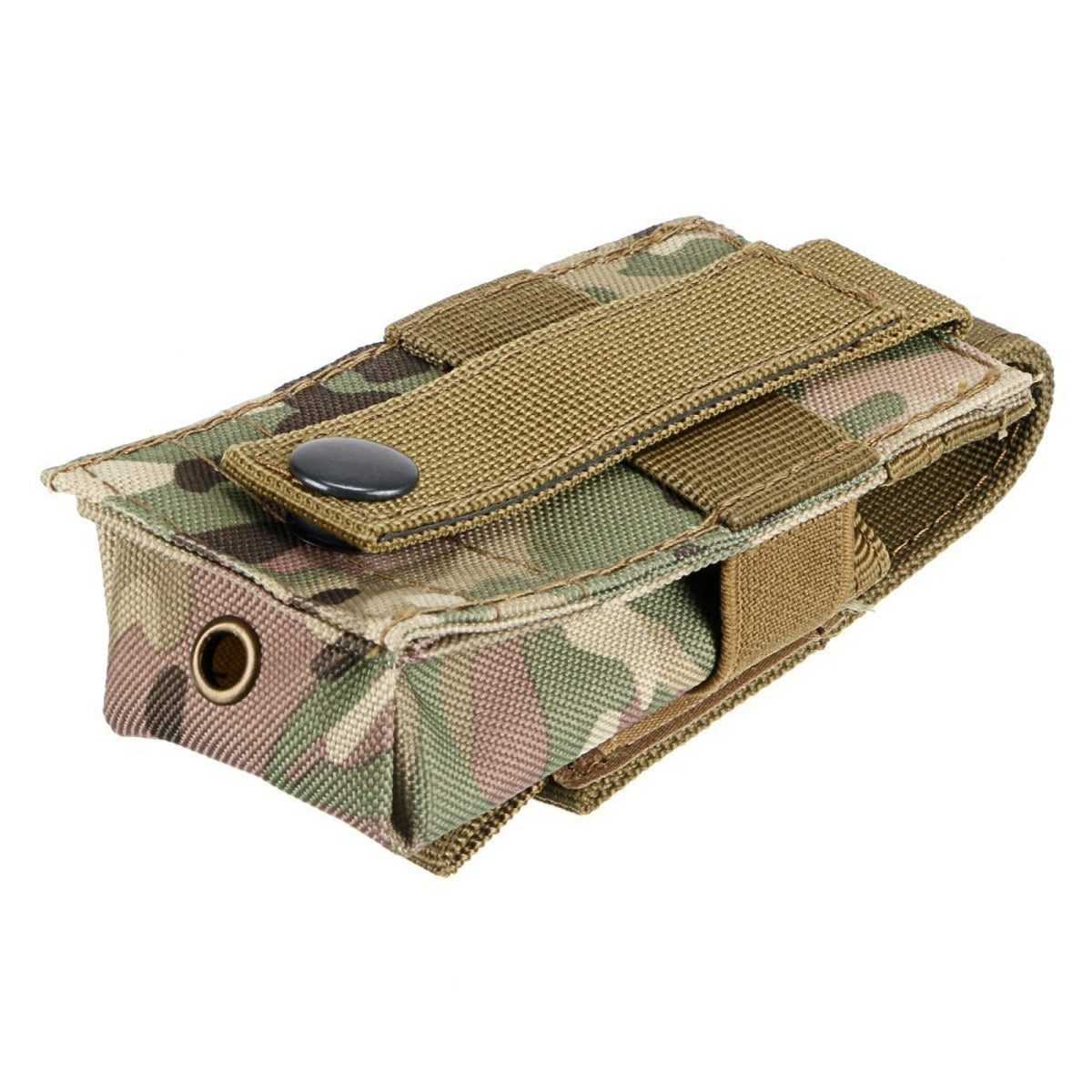 Tactical Molle Flashlight Holder Holster Flashlight Pouch Torch Carry Case B