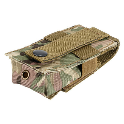 Tactical Molle Flashlight Holder Holster Flashlight Pouch Torch Carry Case B