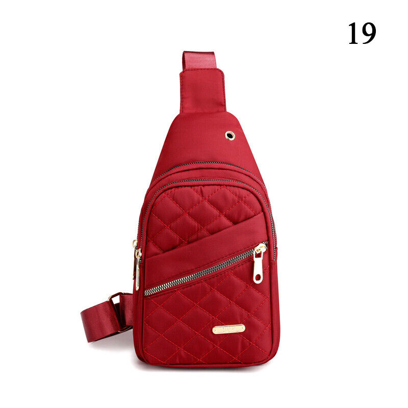 Women Crossbody Shoulder Bags Chest Sling Bag Sports Backpack Fanny Packs Travel