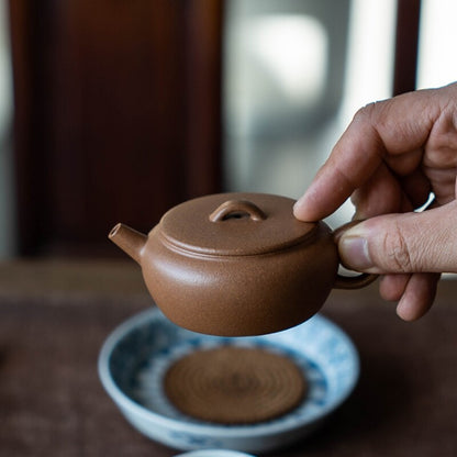 Original Ore Yixing Zisha Duan Clay Marked Tea Pot 10 Infuser Holes Handmade Pot