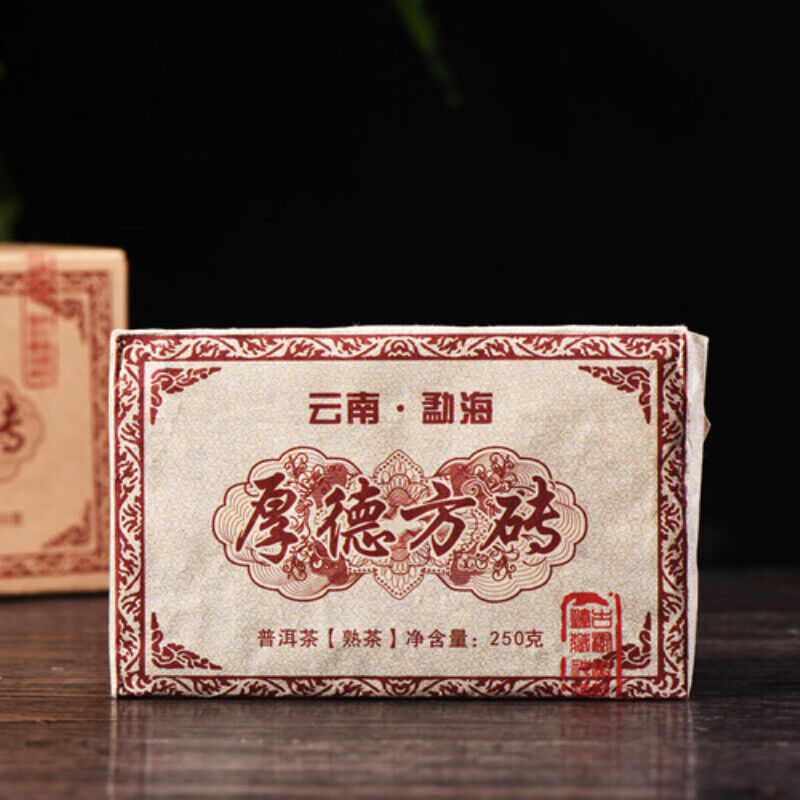 Menghai Ecological Big Tree Pu-Erh Black Tea Natural Puerh Ripe Tea Brick 1000g