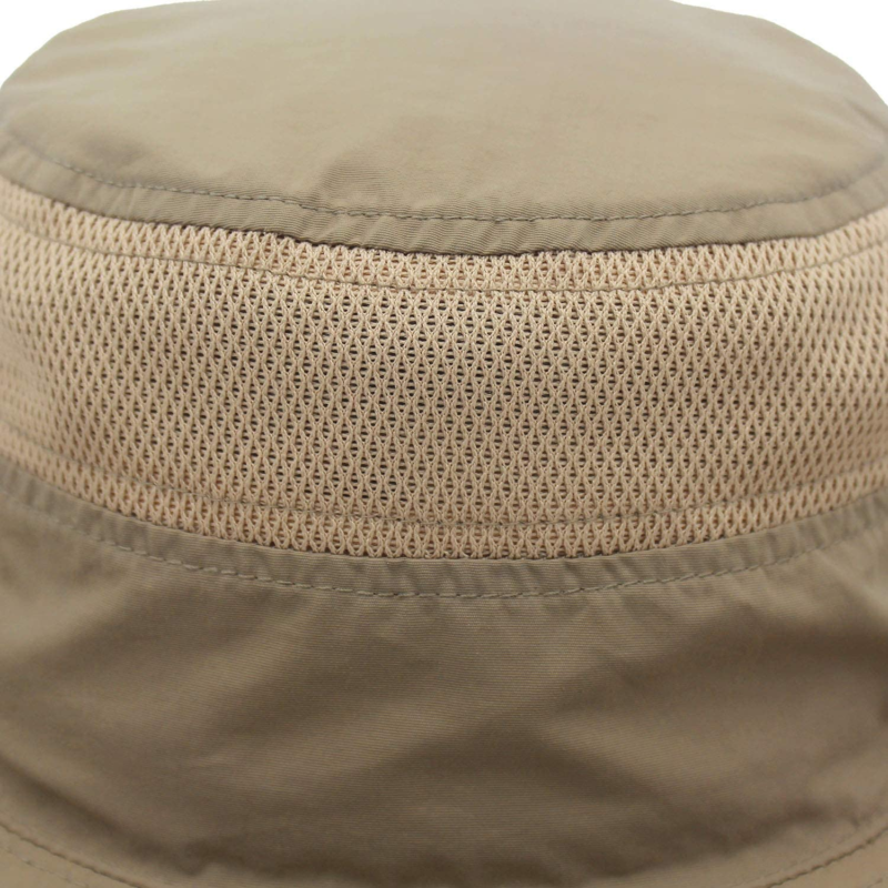 Men'S Sun Hat UPF 50+ Wide Brim Bucket Hat Windproof Fishing Hats