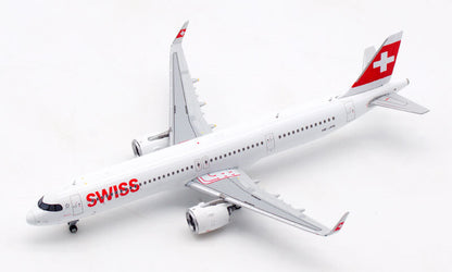 JC Wings SWISS FOR AIRBUS A321neo HB-JPB 1/400 DIECAST Aircraft Pre-built Model