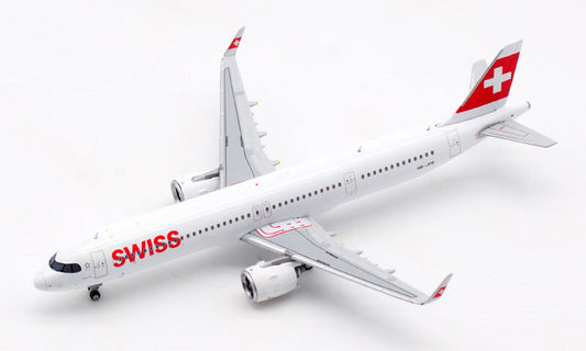 JC Wings SWISS FOR AIRBUS A321neo HB-JPB 1/400 DIECAST Aircraft Pre-built Model