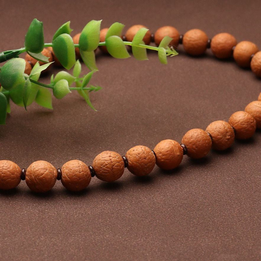 Nepal Bodhi Seed 108 Beads Meditation Mala Necklace for Men Women