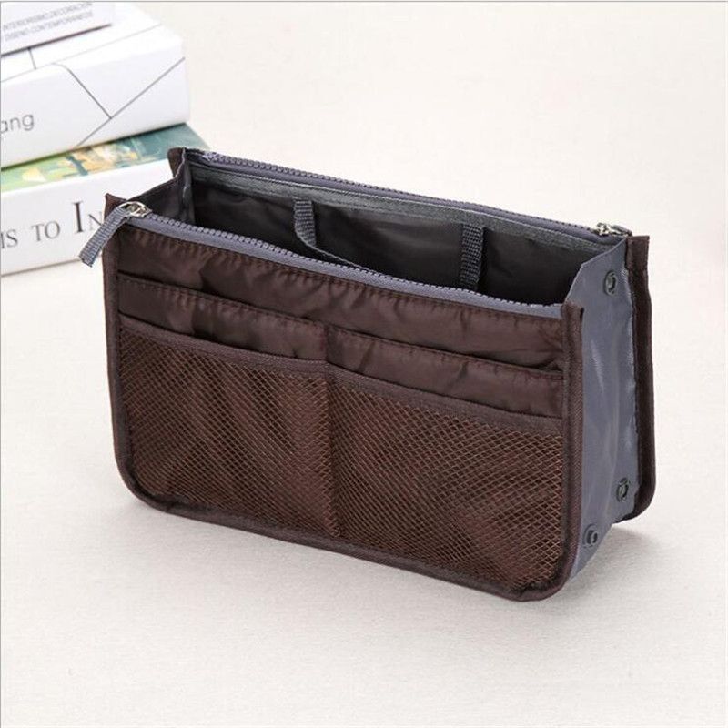 Traveling Bag Cosmetic Handbag Makeup Pouch Storage Organizer Large Nylon Purse