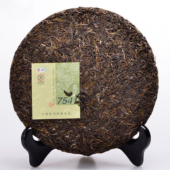 2014 Yunnan 7541 Raw Pu-erh Sheng Cha 357g Cake Zhongcha Classic Pu'er Puer Tea