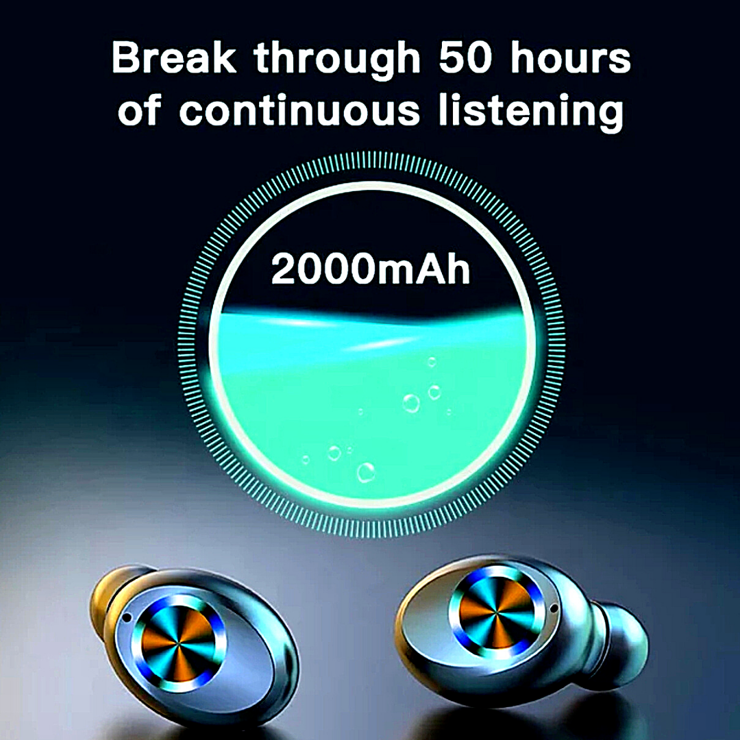 Mini Headphone Bluetooth 5.0 Headset Waterproof Noise Reduction Wireless Earbuds