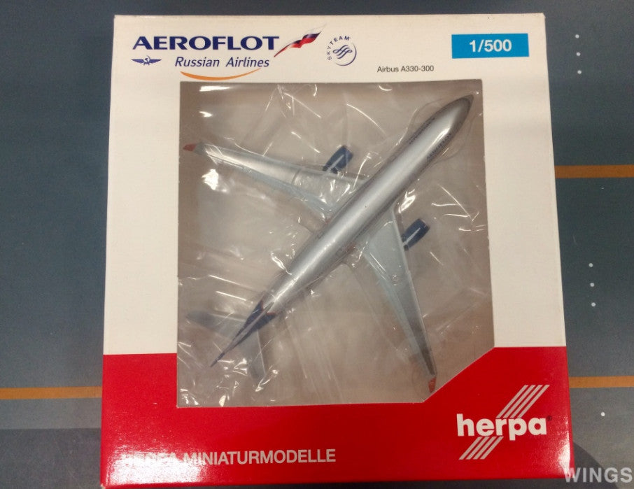 1:500 Herpa SU AIRBUS A330-300 Passenger Airplane Diecast Aircraft Model