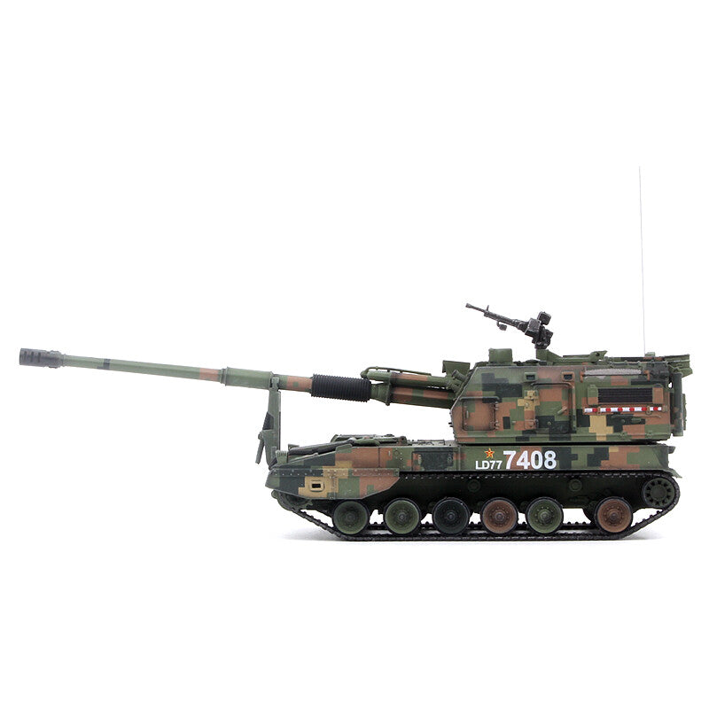 1/72 China 05 self-propelled artillery model jungle digital coating