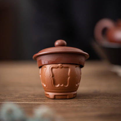 Teapot Cover Holder Purple Sands Tea Pet Ornament 4.6cm Tea Ceremony Tea Set
