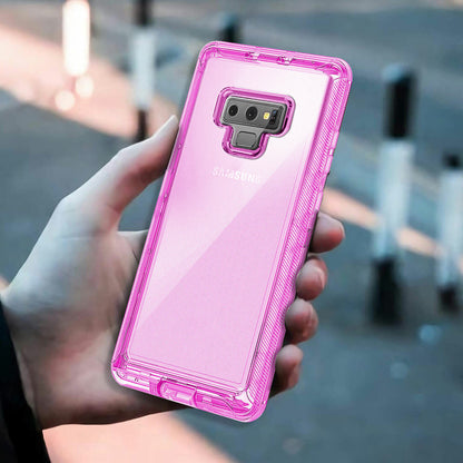 Luxury Clear Case Kickstand Clip Stand Holster Cover For Samsung Galaxy Note 9