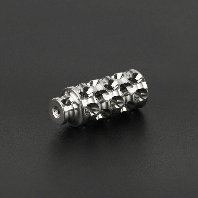 1PCS Hollow Titanium Alloy Beads Umbrella Rope DIY Pendant Paracord Accessories