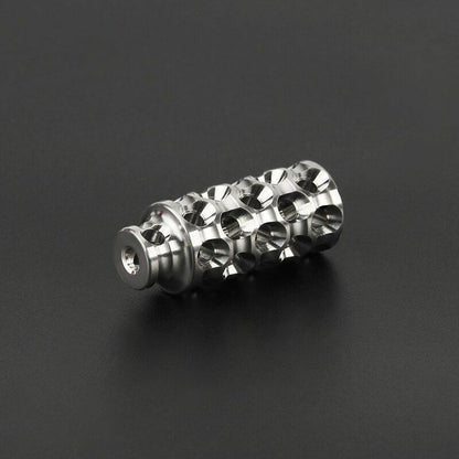 1PCS Hollow Titanium Alloy Beads Umbrella Rope DIY Pendant Paracord Accessories