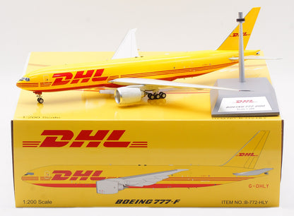 1:200 B-Models DHL Boeing 777-F G-DHLY Passenger Plane Diecast Aircraft Model