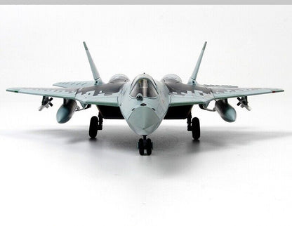 1:72 28CM SU-57 Fighter Plane Aircraft Aeroplane Diecast Military Airplane Model