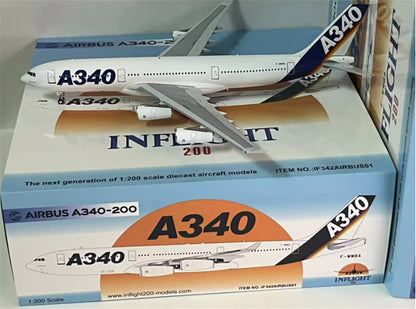 Inflight for AIRBUS 340-200 F-WWBA 1/200 Aircraft Pre-built Model