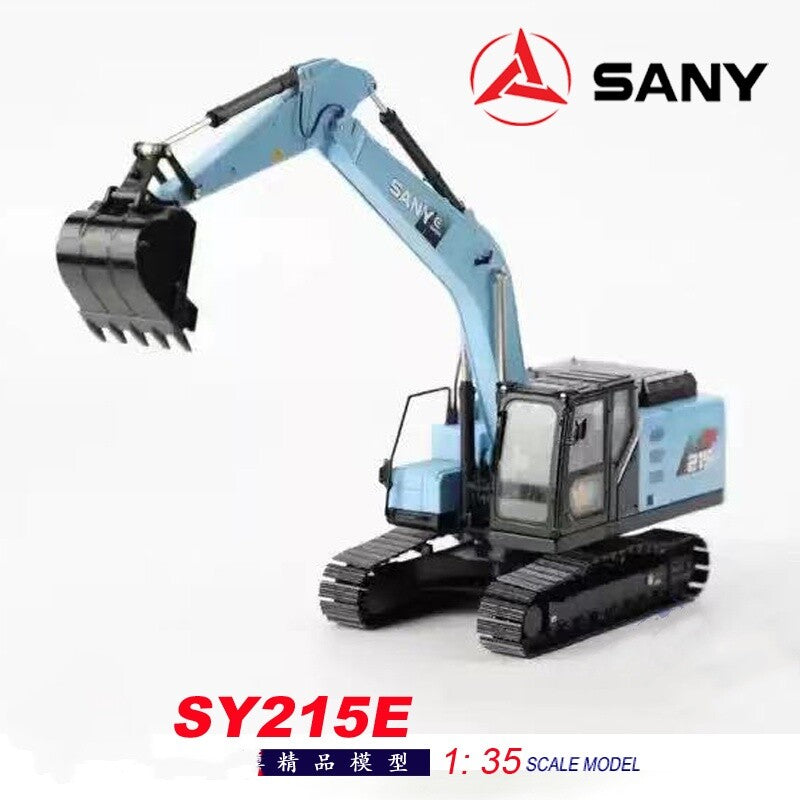 1:35 SANY SY215E Electric Excavator Construction Machine Equipment Diecast Model