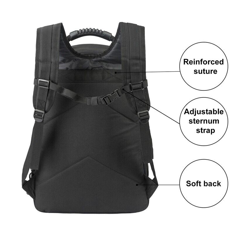 Military Tactical Backpack Rucksack Expandable Outdoor Travel Bag Camping Hiking