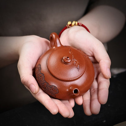 Full Handmade Tea Pot With Certificate Real Yixing Zisha Zhu Clay Master Pot New
