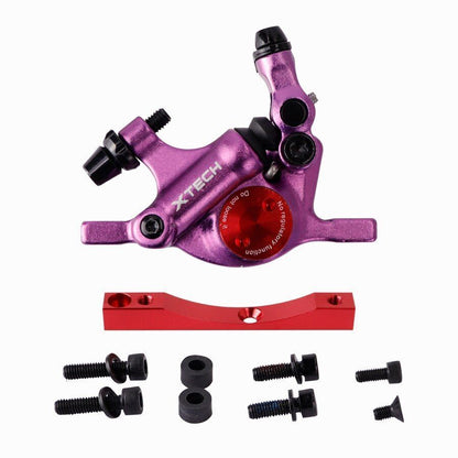 Electric Scooter Hydraulic Disc Brake Calipers Aluminum Alloy Black/Blue/Purple