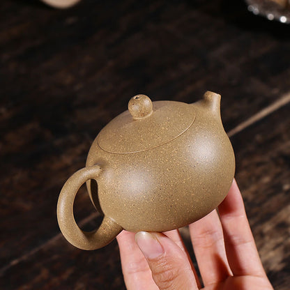 xishi pot marked ball shaped infuser holes yixing zisha duan clay tea pot 120ml