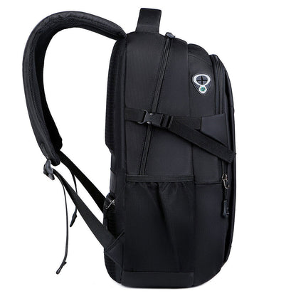 Men Women 15.6'' Backpack Bookbag School Travel Laptop Zip Bag USB Charging Port