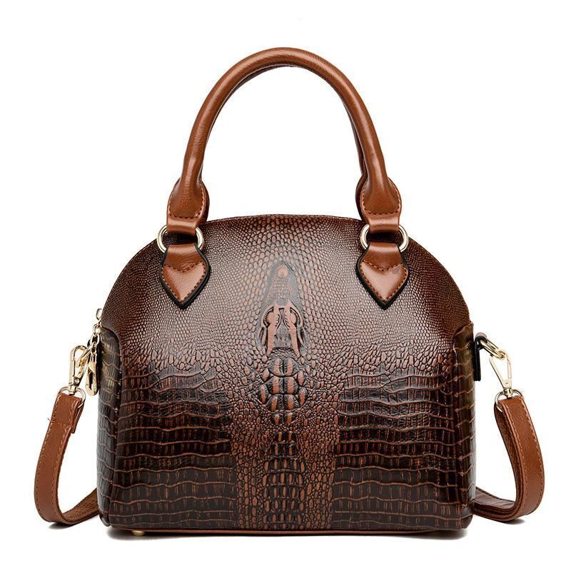 Synthetic Leather Shoulder Bags Large Women Messenger Handbag 25*22*10 CM Zipper
