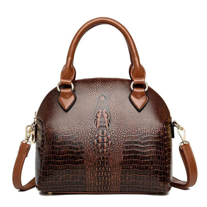 Synthetic Leather Shoulder Bags Large Women Messenger Handbag 25*22*10 CM Zipper