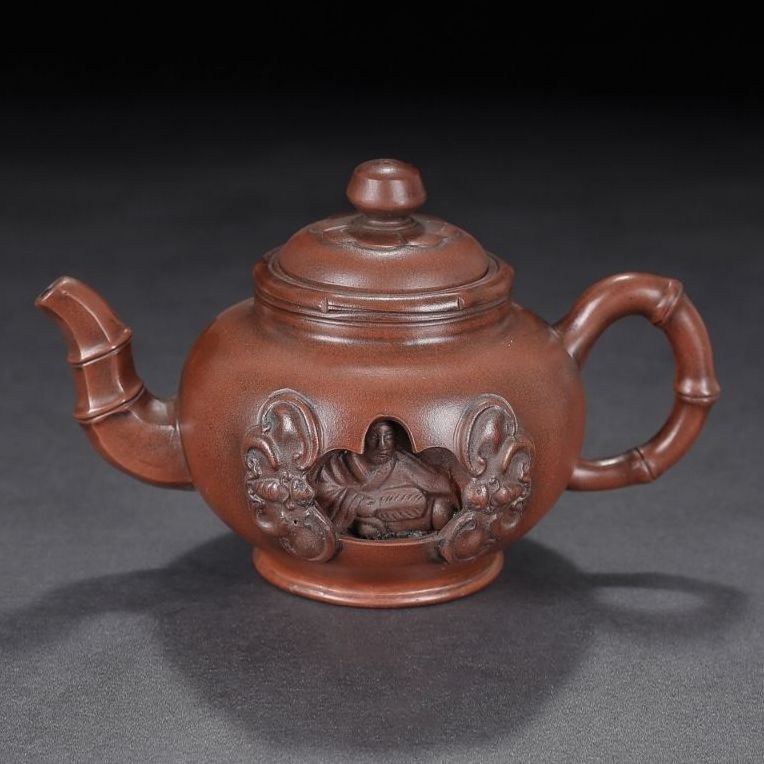 Vintage Chinese Yixing Purple Clay Teapot Zisha Ceremony Teaware Collection Rare
