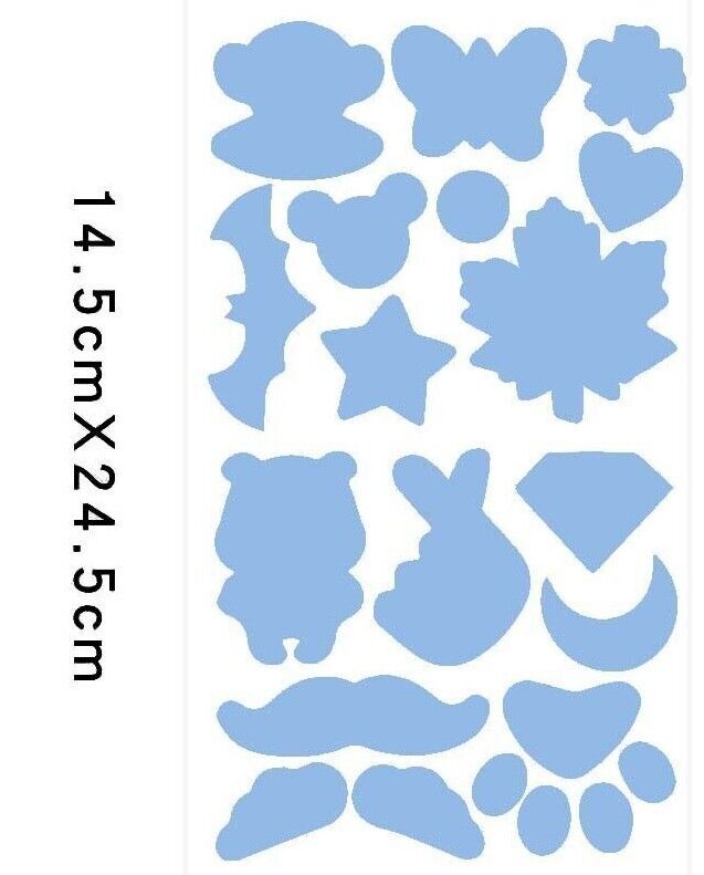 Self Adhesive Patches Various Pattern Repair Washable Stick On Clothing Sticker