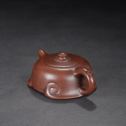 150ml Chinese Yixing Old Purple Clay Teapot Handmade Kung Fu Tea Set Decorate