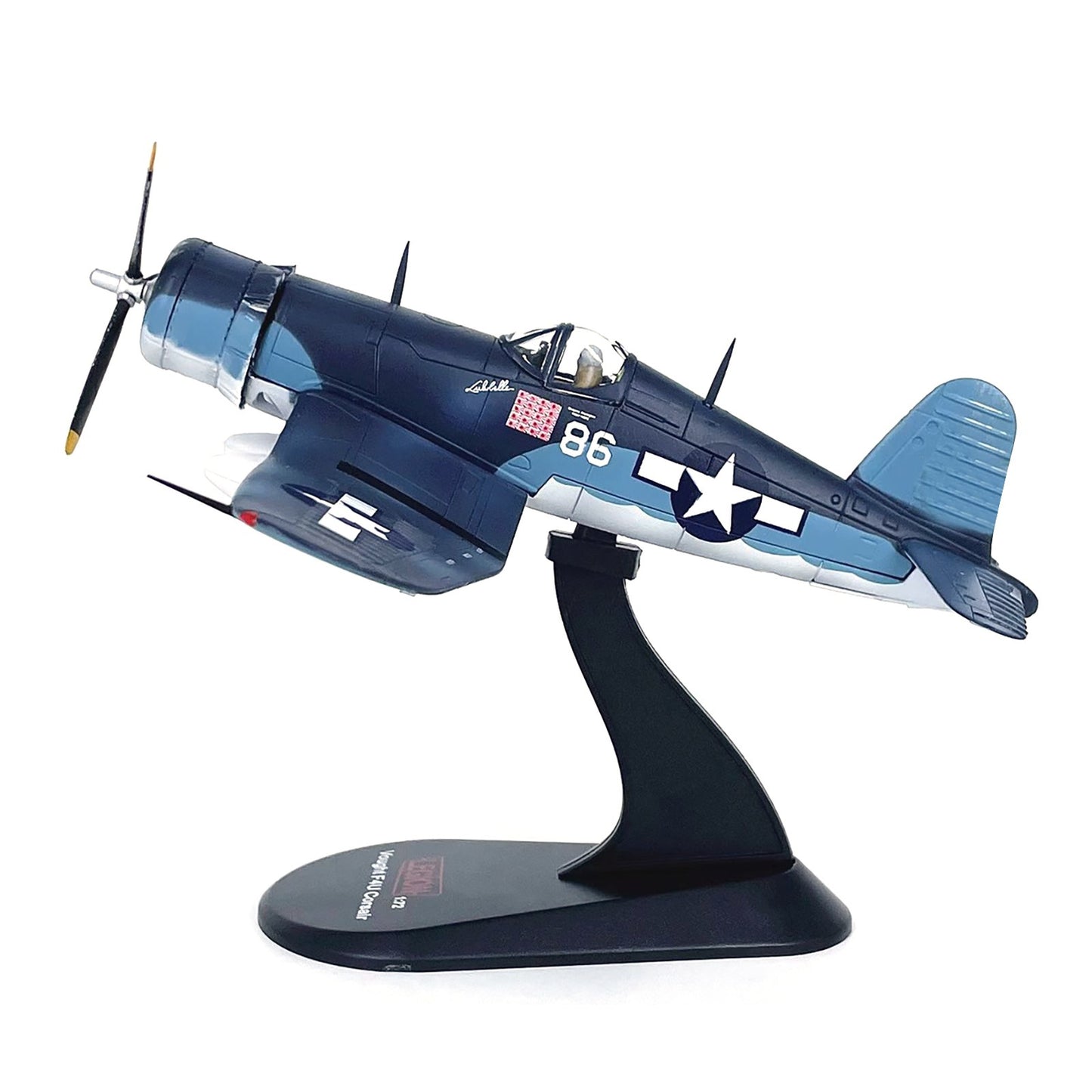 1/72 Scale WWII USMC F4U Corsair Fighter VMF-214 White 86 Model Plane Gift