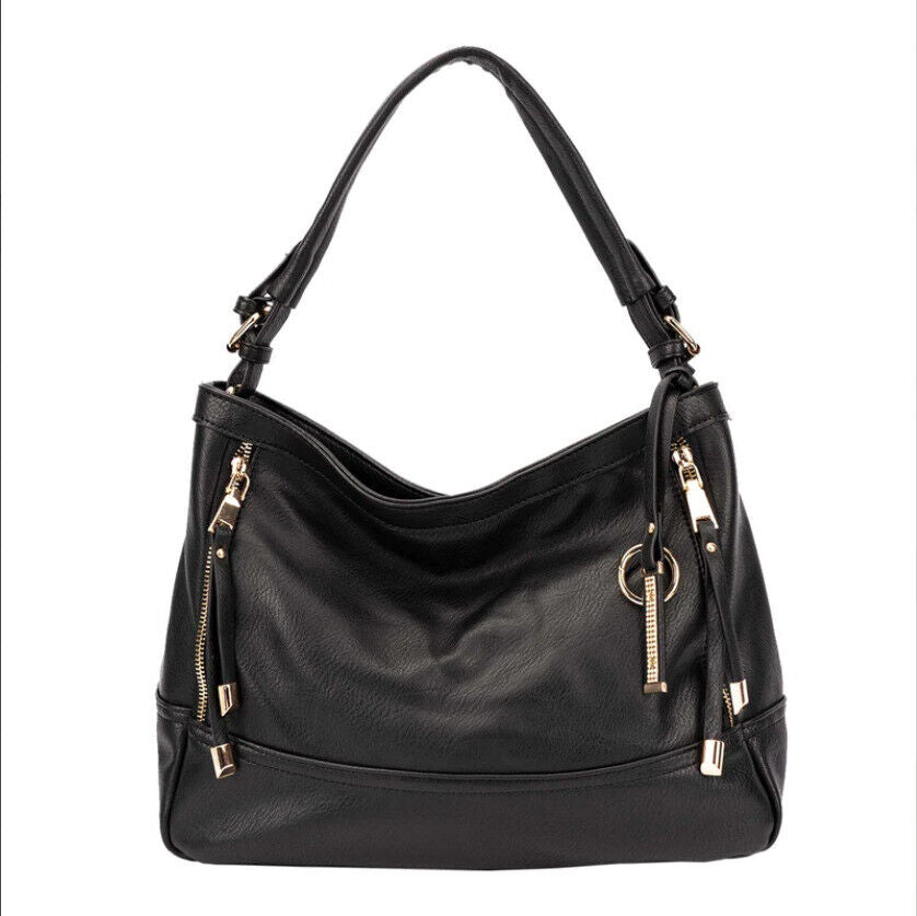 Celela Women PU Leather Tote Shoulder Bag Crossbody Bag Handbag Purse