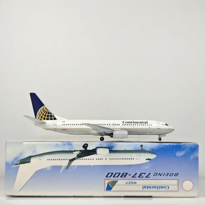 1:400 Aeroclassics Continental Airlines B737-800 Passenger Plane Diecast Model