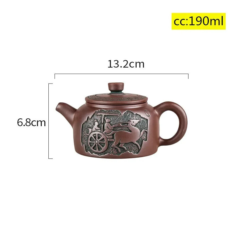 Yixing Tea Pot Raw Ore Purple Clay Tea Set Kettle Chinese Tea Ceremony Teapot