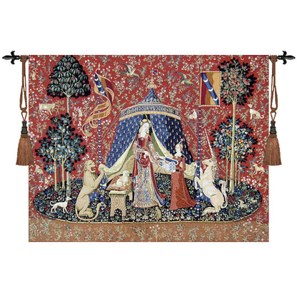 Odor - Women's and Unicorn Woven Wall Hanger Height 55 x Width 41 Inch Tissue-